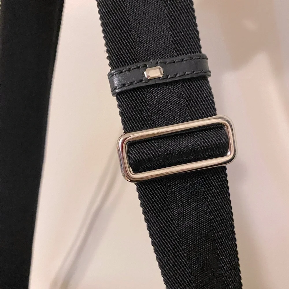 Gucci Unisex Crossbody Messenger Diamanté Nylon Shoulder Bag